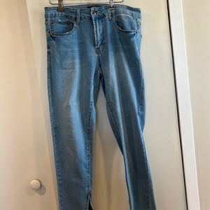Mens Forever 21 Skinny Jeans with Zipper Legs